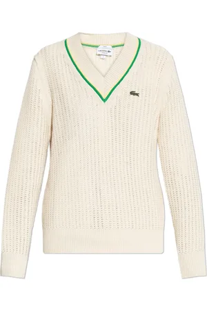 Lacoste Strik, Dame, , XS, Bomuld, V-hals sweater