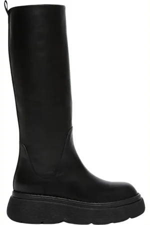 Max Mara Sko, Dame, Sort, 40 EU, Læder, Høje Støvler