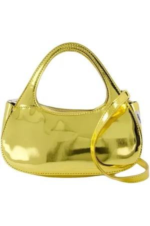 COPERNI Taske, Dame, Gul, ONE SIZE, Uld, Metallic Micro Baguette Swipe Taske
