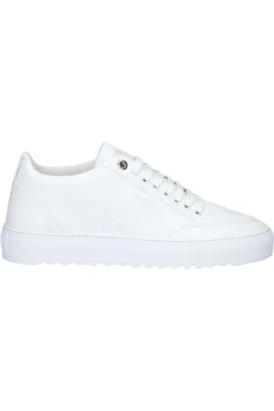 Mason Garments Sko, Herre, Hvid, 43 EU, Læder, Tia Nuovo Ess-1F Sneakers