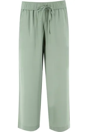 LE TRICOT PERUGIA Bukser, Dame, Grøn, M, Komfort Fit Elastisk Talje Bukser