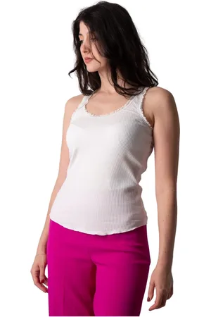 Dorothee Schumacher Top, Dame, Hvid, L, Soft Rib Top