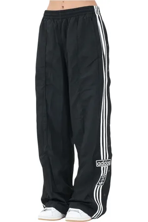 adidas Bukser, Dame, Sort, XL, Uld, Sporty Adibreak Sorte Bukser