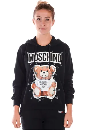 Moschino Sweathshirts & Hoodies, Dame, Sort, 3XS, Bomuld, Hoodies