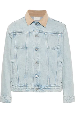 Drôle de Monsieur Jakke, Herre, Blå, M, Denim, Denimjakke