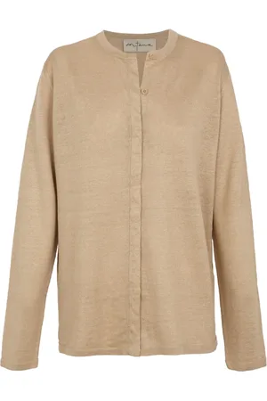 Cortana Strik, Herre, , L, Linen Strikket Cardigan