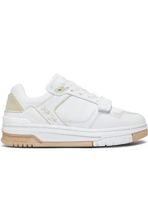 Mallet Sko, Herre, Hvid, 39 EU, Uld, Carlton Strap Beige Sneakers