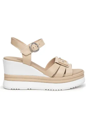 Nero Giardini Sko, Dame, , 39 EU, Linned, Wedgesandal i linned