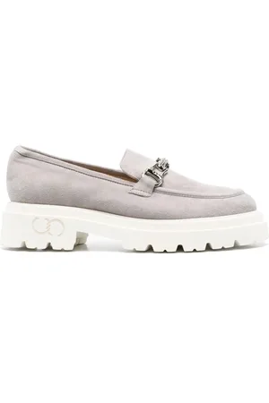 Casadei Sko, Dame, Grå, 38 1/2 EU, Uld, Mocassiner