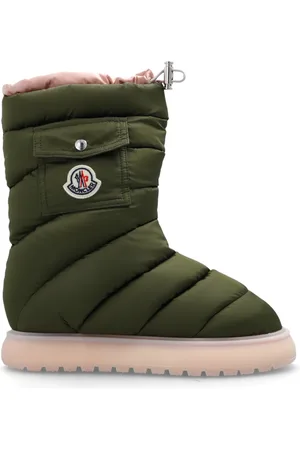 Moncler Sko, Dame, Grøn, 36 EU, Polyester, Gaia Snow Støvler