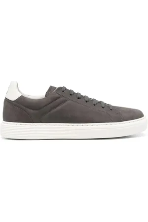 Brunello Cucinelli Sko, Herre, Brun, 42 EU, Læder, Læder Sneakers
