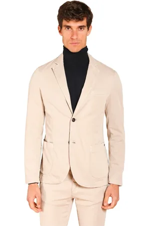 Masons Jakke, Herre, , XL, Bomuld, Da Vinci Blazer i Gabardine Regular Fit