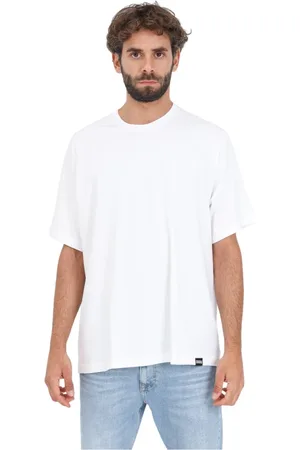 Dsquared2 Top, Herre, Hvid, S, Bomuld, Hvid Kortærmet T-shirt