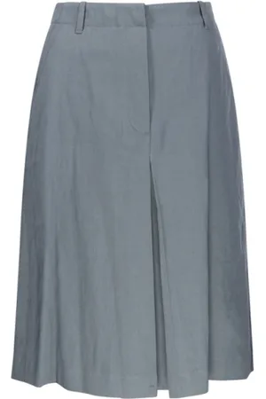 DRIES VAN NOTEN Nederdel, Dame, Grå, S, Bomuld, Raf Sulia Nederdel