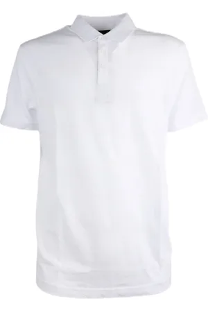Emporio Armani Top, Herre, Hvid, 2XL, Bomuld, Polo Bluser