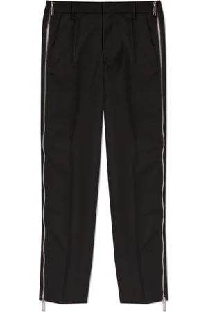 Dsquared2 Bukser, Dame, Sort, XS, Uld, Creased Bukser