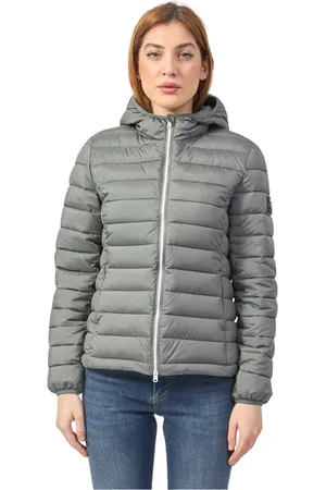 ECOALF Jakke, Dame, Grå, L, Tyl, Vendbar Grå Jakke Atlantic Style