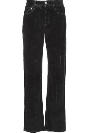 Stella McCartney Jeans, Dame, Sort, W25, Bomuld, Sorte Jeans med Høj Talje