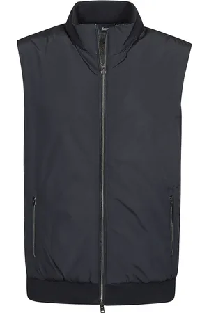 HERNO Jakke, Herre, Blå, L, Quiltet Puffer Vest