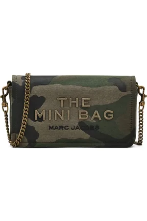 Marc Jacobs Taske, Dame, Grøn, ONE SIZE, The Camo Jacquard Chain Mini Bag