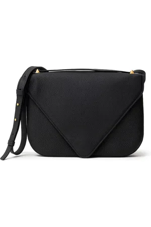 Bottega Veneta Taske, Dame, Sort, ONE SIZE, Uld, Sort Læder Kuvert Skuldertaske