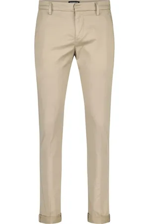 Dondup Bukser, Herre, , W31, Uld, Cotton Chino Bukser med Stilfuldt Design