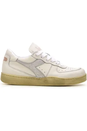 Diadora Sko, Dame, Hvid, 39 EU, Læder, Mi Low Sneakers