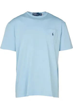 Ralph Lauren Top, Herre, Blå, S, Bomuld, Comfort Blend T-Shirt