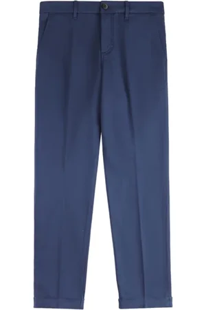 FAY Bukser, Dame, Blå, W26, Uld, Stilfulde Slim-fit Bukser
