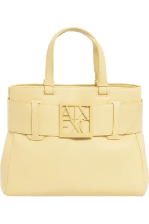 Armani Exchange Taske, Dame, Gul, ONE SIZE, Polyester, Justerbar håndtaske med aftagelig rem