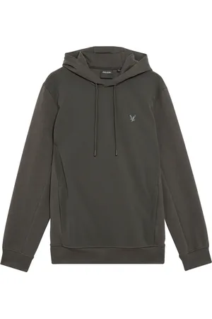 Lyle & Scott Sweathshirts & Hoodies, Herre, Grøn, M, Softshell Hybrid Pullover Hoodie