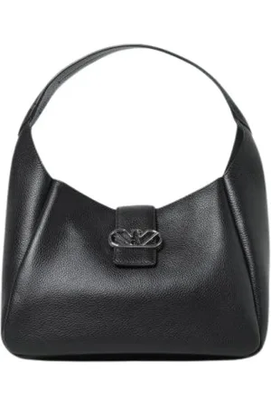 Emporio Armani Taske, Dame, Sort, ONE SIZE, Uld, Stilfuld skuldertaske