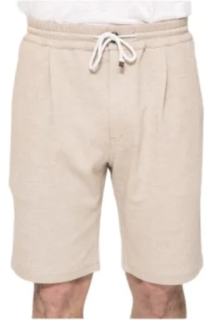 Brunello Cucinelli Shorts, Herre, , L, Relaxed Fit Bermuda Shorts
