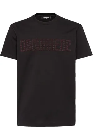 Dsquared2 Top, Herre, Sort, 3XL, Bomuld, 3D Printed Logo Cool Fit T-shirt