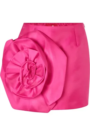 Crās Nederdel, Dame, Lyserød, M, Polyester, Blossom Skirt