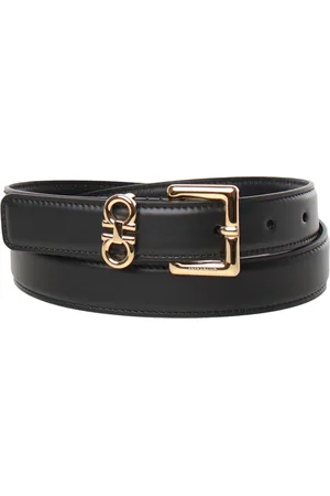 Salvatore Ferragamo Tilbehør, Dame, Sort, 90 CM, Uld, Stilfuldt Kollektionsbælte