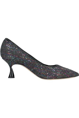 Casadei Sko, Dame, Sort, 37 EU, Læder, K-Blade Pumps