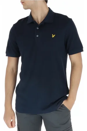 Lyle & Scott Top, Herre, Blå, M, Bomuld, Klassisk poloshirt