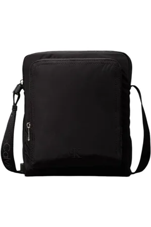 Calvin Klein Taske, Herre, Sort, ONE SIZE, Polyester, Sort Polyester Messenger Taske til Mænd