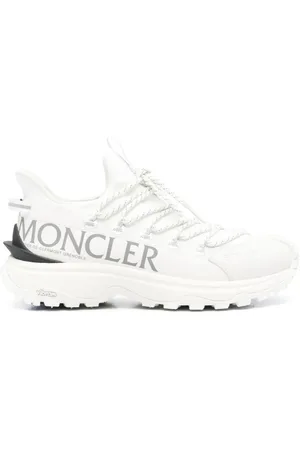 Moncler Sko, Dame, Hvid, 38 EU, Trailgrip Lite 2 Snøresko