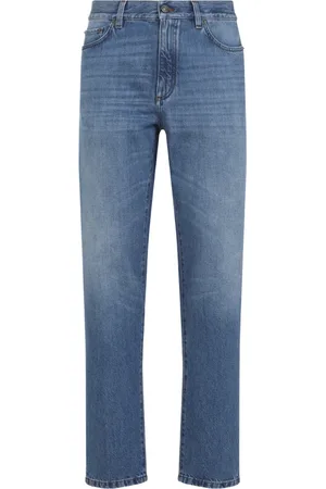 Ermenegildo Zegna Jeans, Herre, Blå, W32, Bomuld, City Jeans