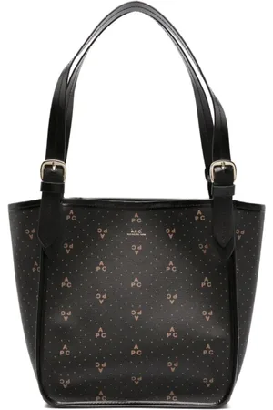 A.P.C. Taske, Dame, Sort, ONE SIZE, Læder, Poppy Small Tote Bag