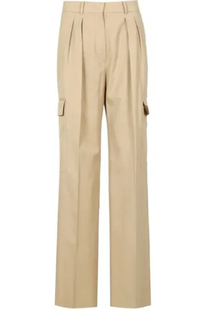 Sportmax Bukser, Dame, Brun, 2XS, Denim, Casual Denim Bukser