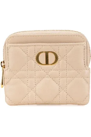 Dior Pre-owned, Dame, Lyserød, ONE SIZE, Tyl, Pre-owned Laeder punge