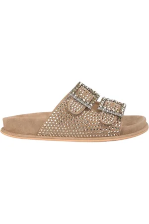 Alma en Pena Sko, Dame, , 36 EU, Flad sandal dobbelt spænde