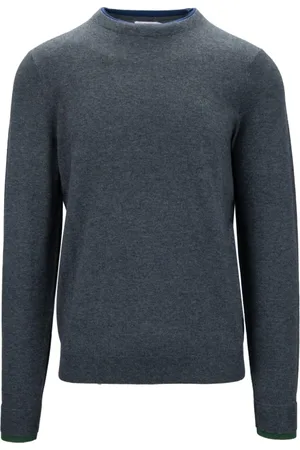 sun68 Strik, Herre, Grå, S, Bomuld, Merinould Bomulds Sweater