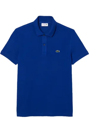Lacoste Top, Herre, Blå, M, Bomuld, Polo Shirt Klassisk Stil