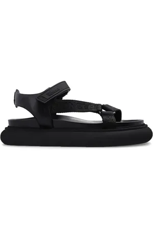 Moncler Sko, Dame, Sort, 36 EU, Læder, Catura Strap Sandaler