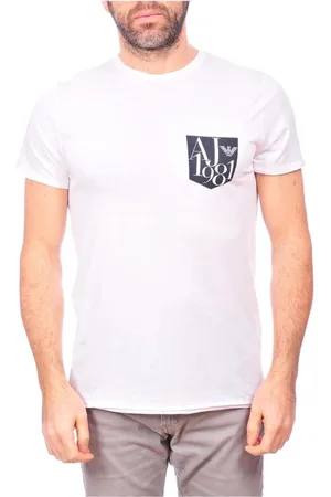 Emporio Armani Top, Herre, Hvid, XL, Afslappet Sweatshirt Kollektion