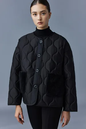 Mackage Jakke, Dame, Sort, S, Uld, Kenzy Letvægtsjakke